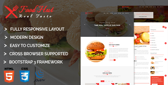 nulled template  food hut - nulled templates