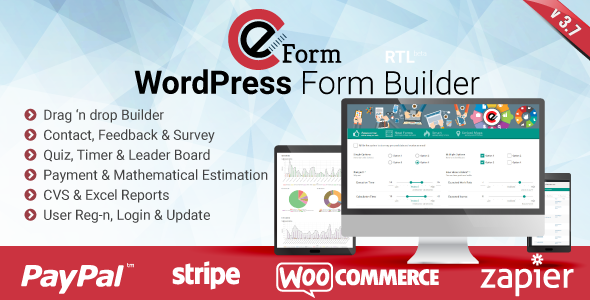 eForm - WordPress Form Builder - CodeCanyon Item for Sale