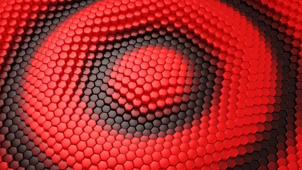 Background From Animated Hexagons alt