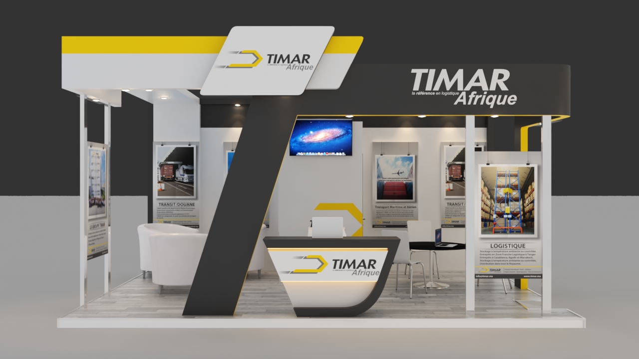 Exhibition Booth 3d Model By Marzouq3d 3docean