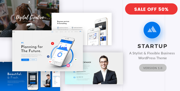 StartUp - Responsive Multi-Purpose WordPress Theme - Business Corporate