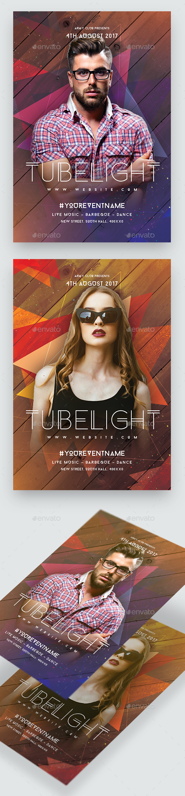 Artist DJ Flyer - Clubs & Parties Events
