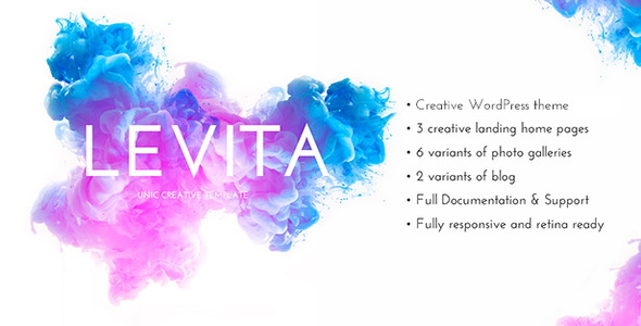 Levita -Photography WordPress - ThemeForest 19317548