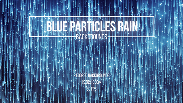 Blue Particles Rain alt