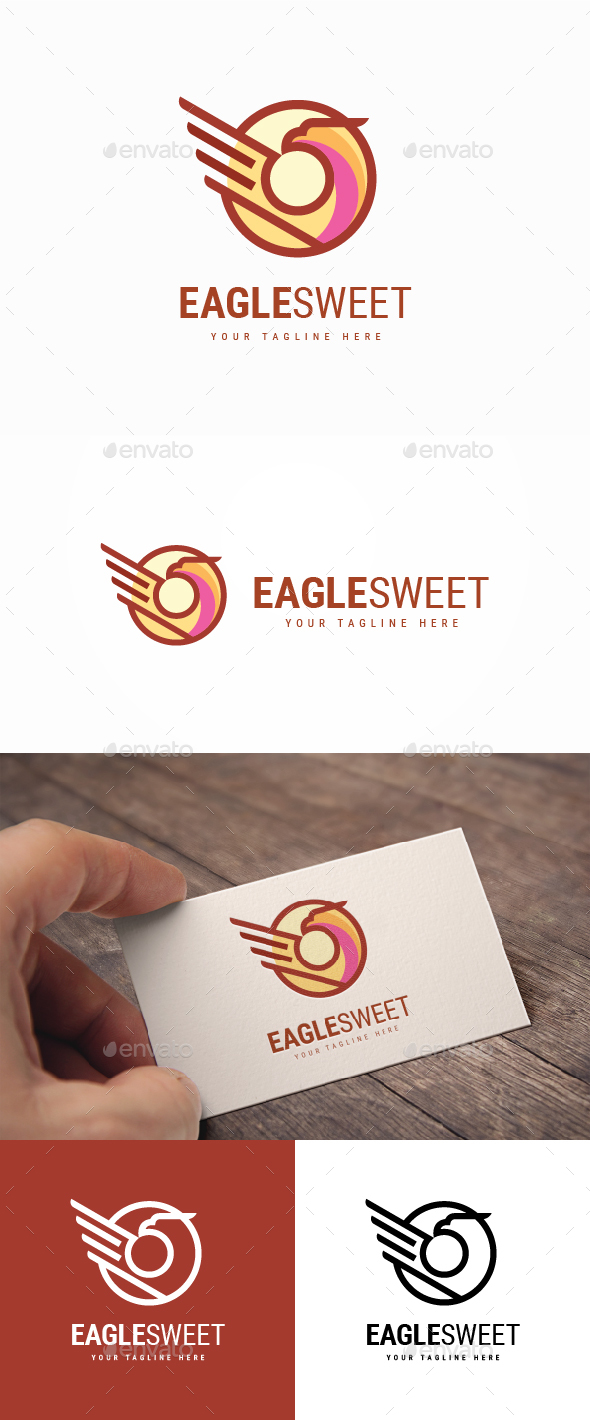 Eagle Sweet Logo - Animals Logo Templates