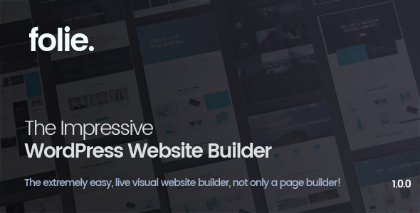 Folie | The WordPress Website Builder - Business Corporate