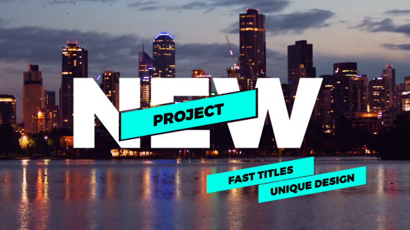 Fast Titles - VideoHive 20227369