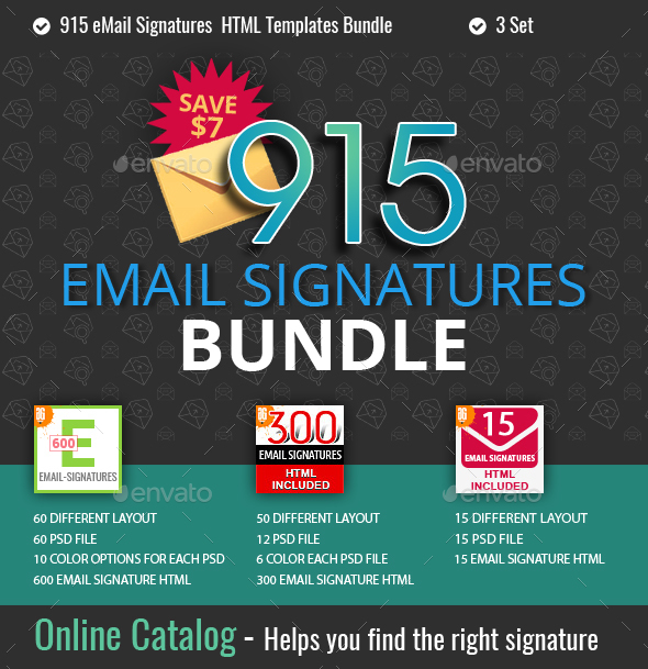 915 Email Signatures Bundle