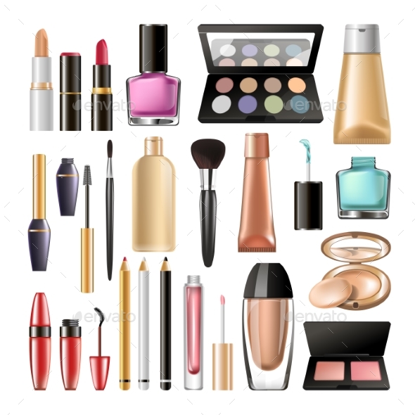 Decorative Cosmetics for Make Up - Man-made Objects Objects