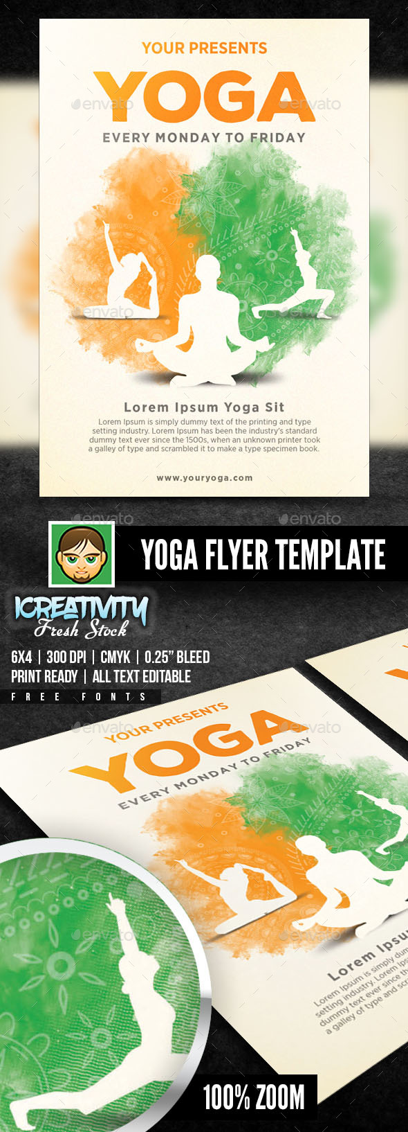Yoga Flyer - Flyers Print Templates