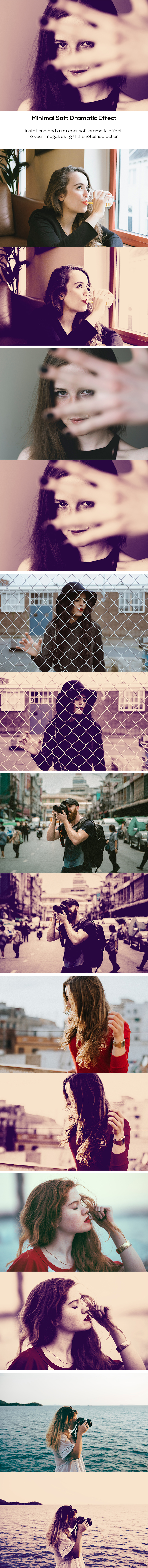 Minimal Soft Dramatic Effect - Photo Effects Actions