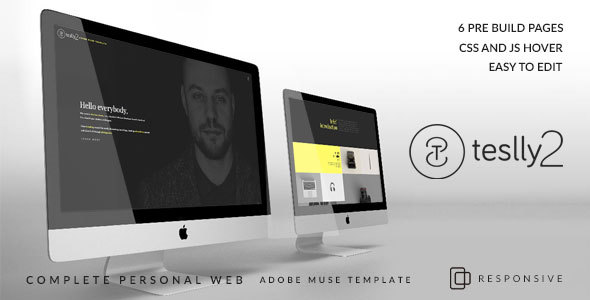 Teslly2 Personal Muse - ThemeForest 20138680
