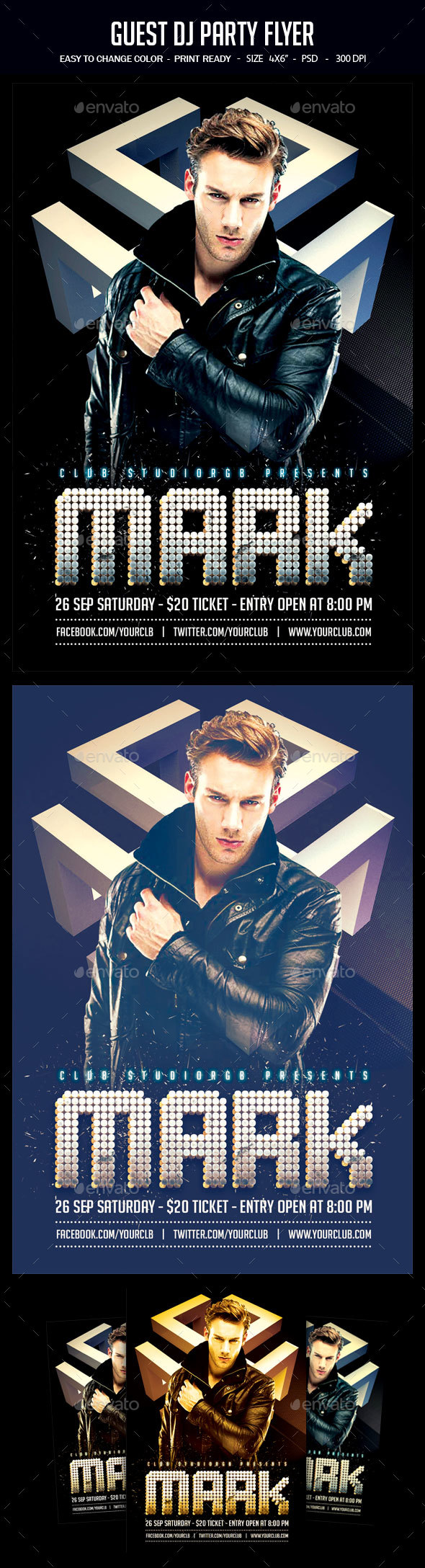 Guest Dj Party Flyer - Clubs & Parties Events