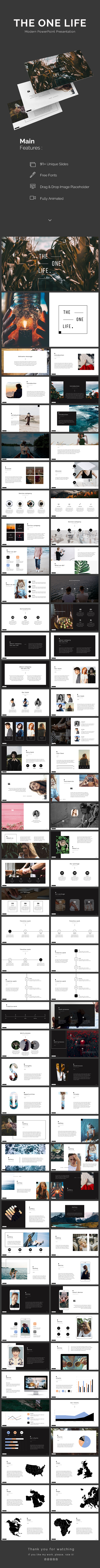 The One Life Presentation - PowerPoint Templates Presentation Templates