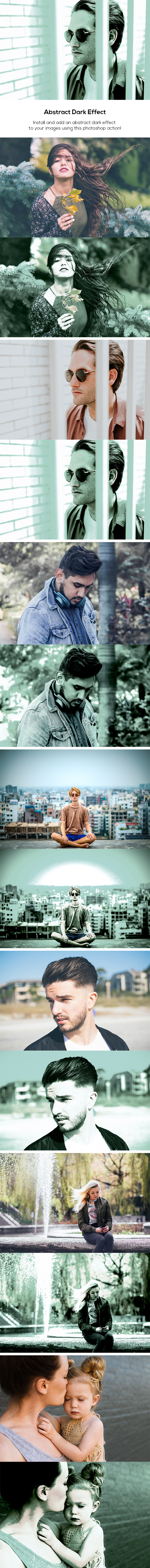Abstract Dark Effect - Photo Effects Actions