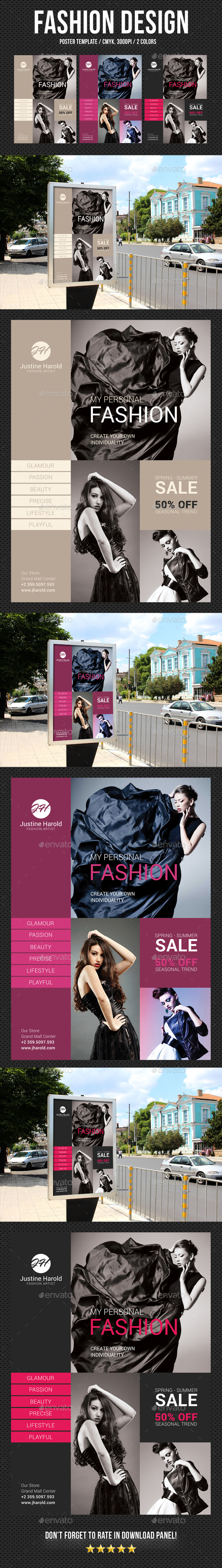 Fashion Poster 06 - Signage Print Templates