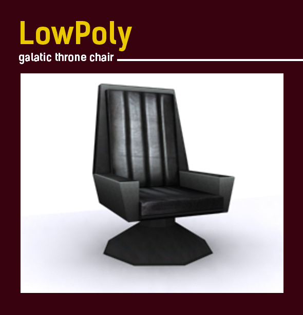 Lowpoly galatic throne - 3Docean 20232365
