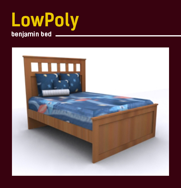 3D lowpoly Benjamin - 3Docean 20232437