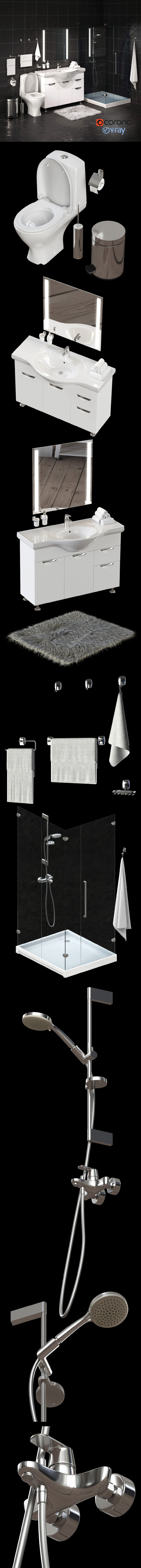 Set of bathroom - 3Docean 20232679