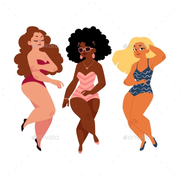Plus Size Models - People Characters