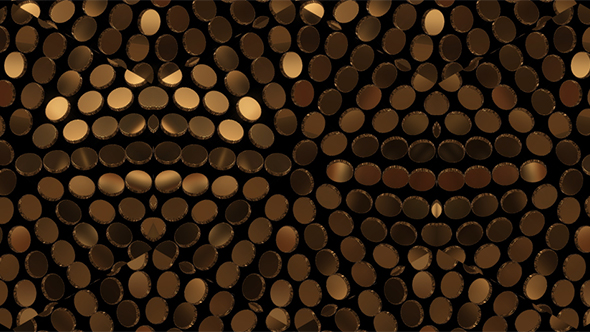 Gold Coins Kaleidoscope