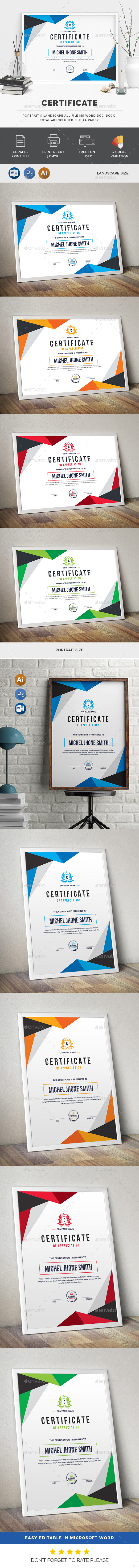 Certificate - Certificates Stationery