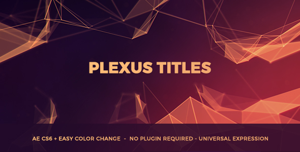 Videohive - Plexus Titles 20234095