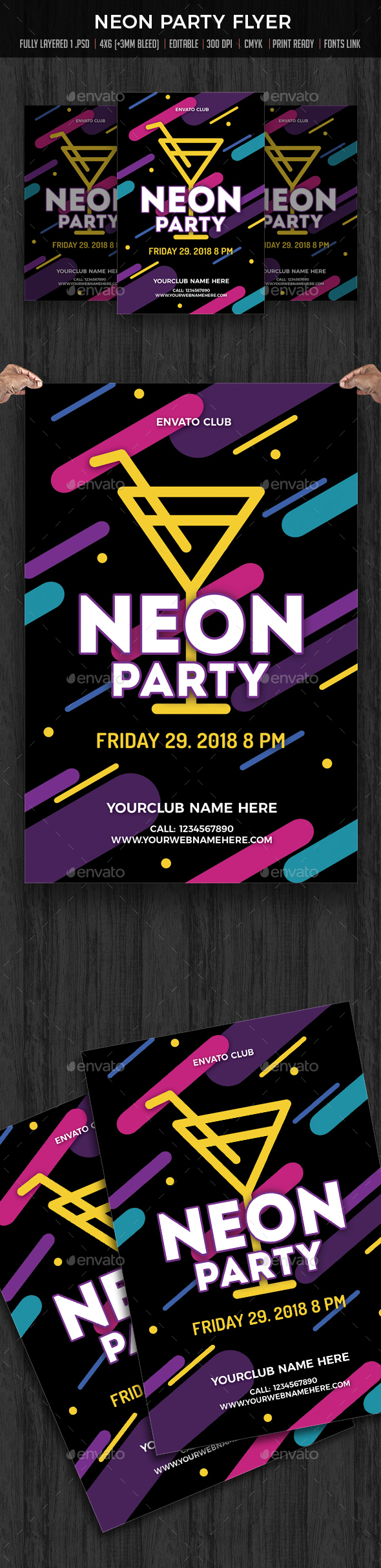 Neon Party / Cocktail Party - Clubs & Parties Events