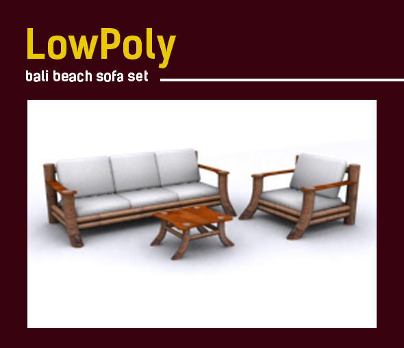 Lowpoly 3D bali - 3Docean 20234153