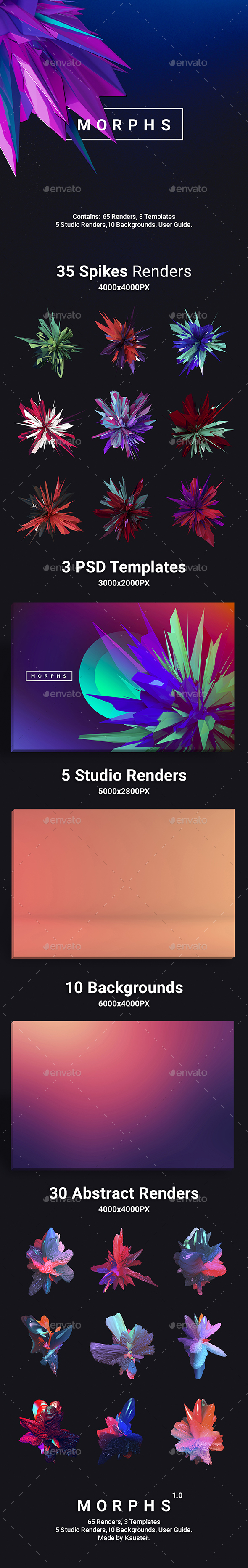 Morphs - Abstract Renders Toolkit - Miscellaneous Graphics