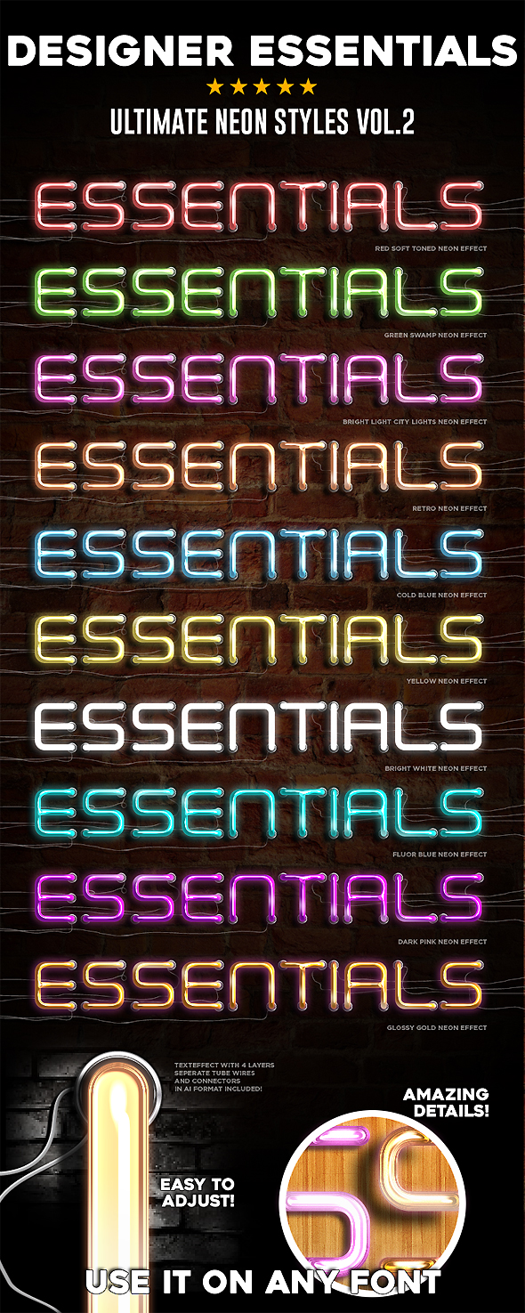 GraphicRiver Designer Essentials Neon Vol.2 20234838