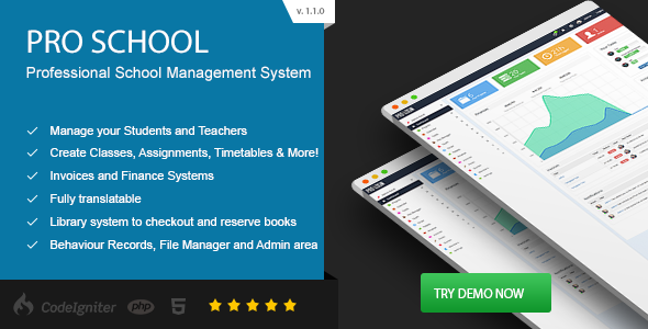 Pro School - PHP School Management System - CodeCanyon Item for Sale