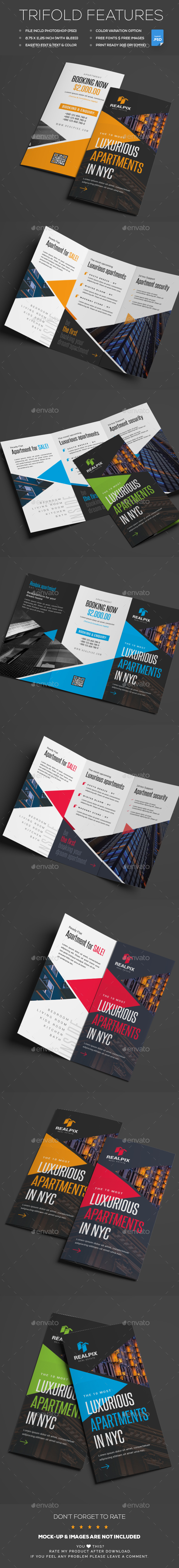 Trifold - Brochures Print Templates