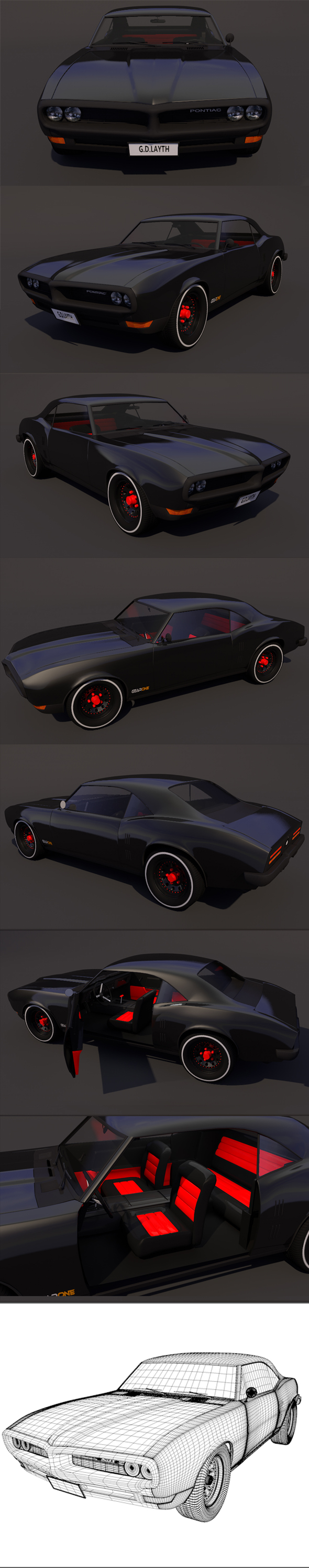 pontiac firebird v2 - 3Docean 20236063