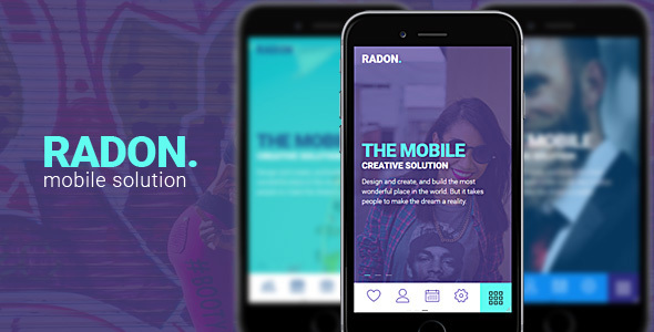Lovely RADON HTML Mobile Template
