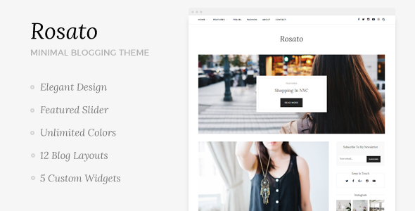 ThemeForest Rosato Minimal Blogging Theme 20048082 ThemeForest Rosato Minimal Blogging Theme 20048082