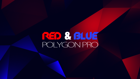 Red And Blue Polygon Pro