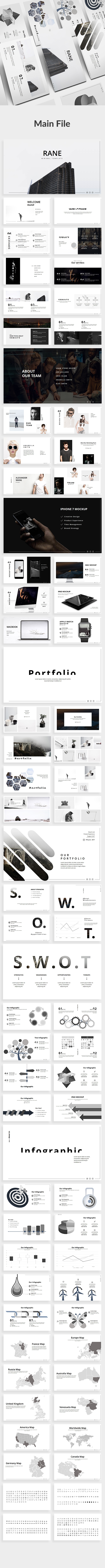 Rane Minimal Keynote Template - Creative Keynote Templates