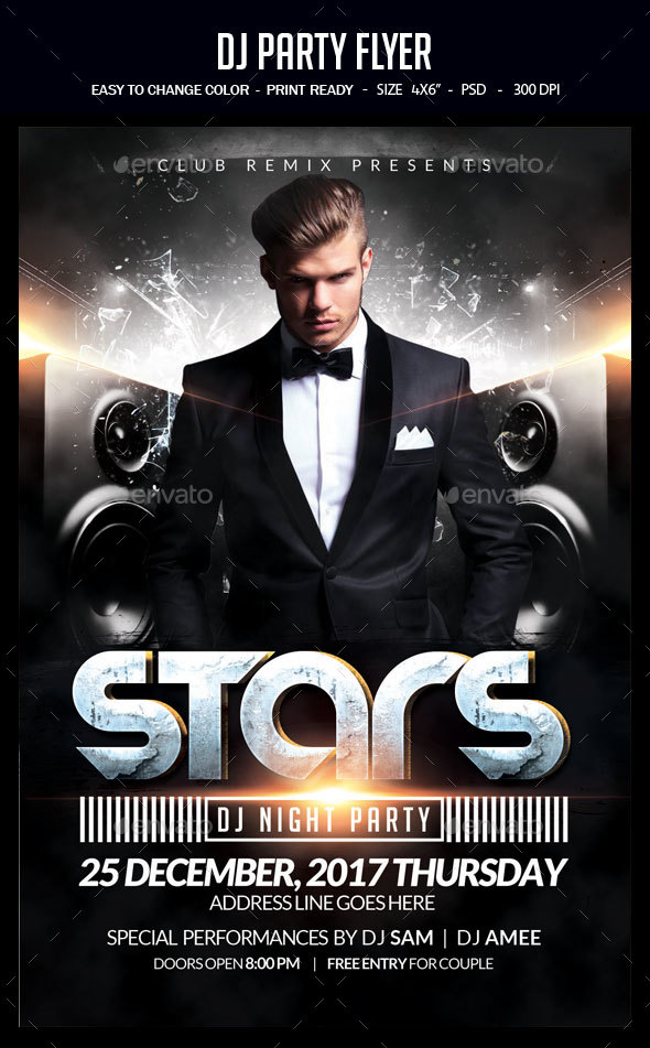 Dj Party Flyer - Clubs & Parties Events