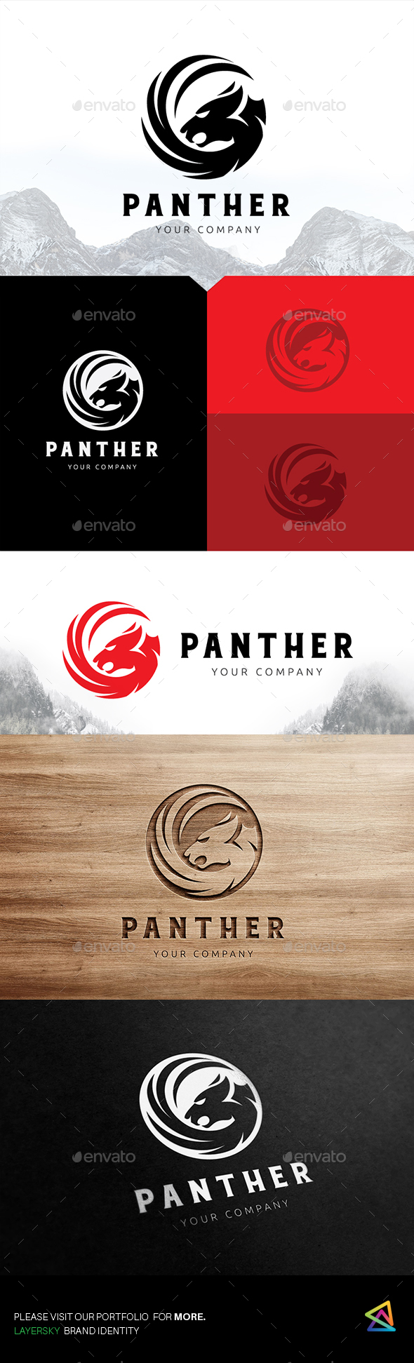 Panter Logo - Animals Logo Templates