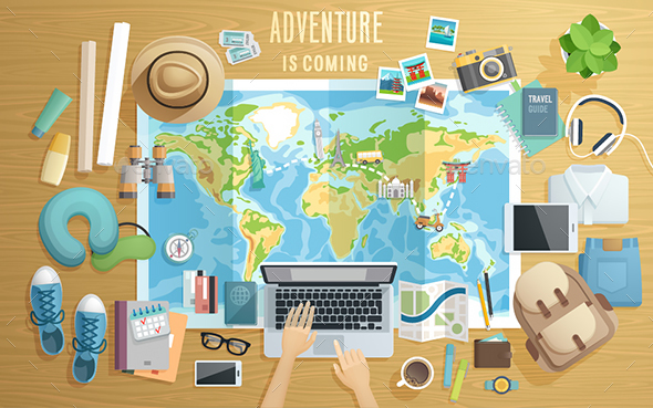 Preparing For The Trip - Travel Conceptual