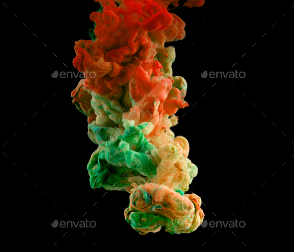Ink in water - Stock Photo - Images