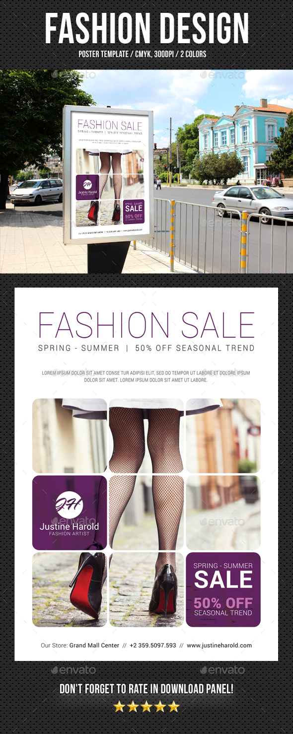 Fashion Poster 07 - Signage Print Templates