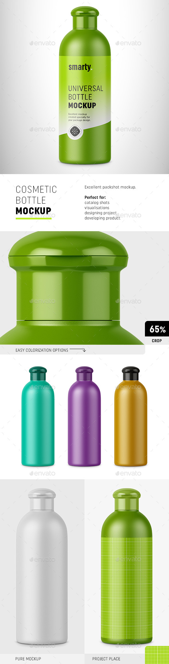 Cosmetic Bottle Mockup