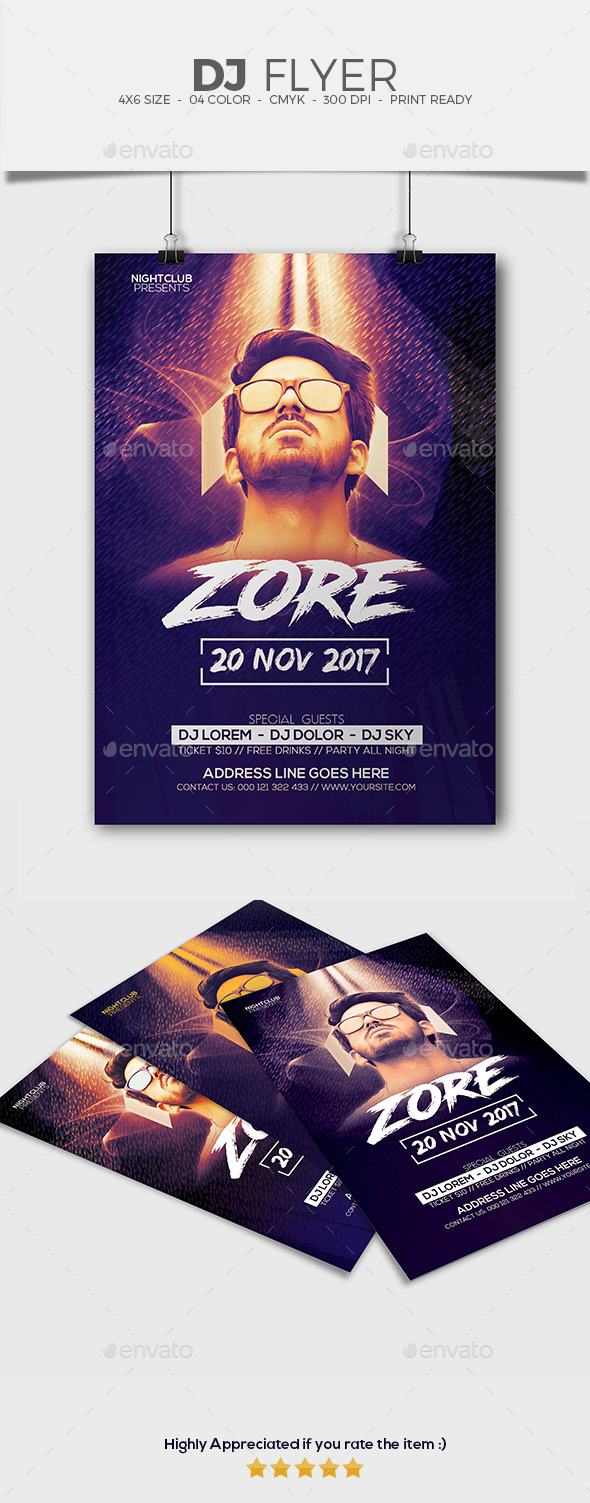 DJ Flyer - Clubs & Parties Events