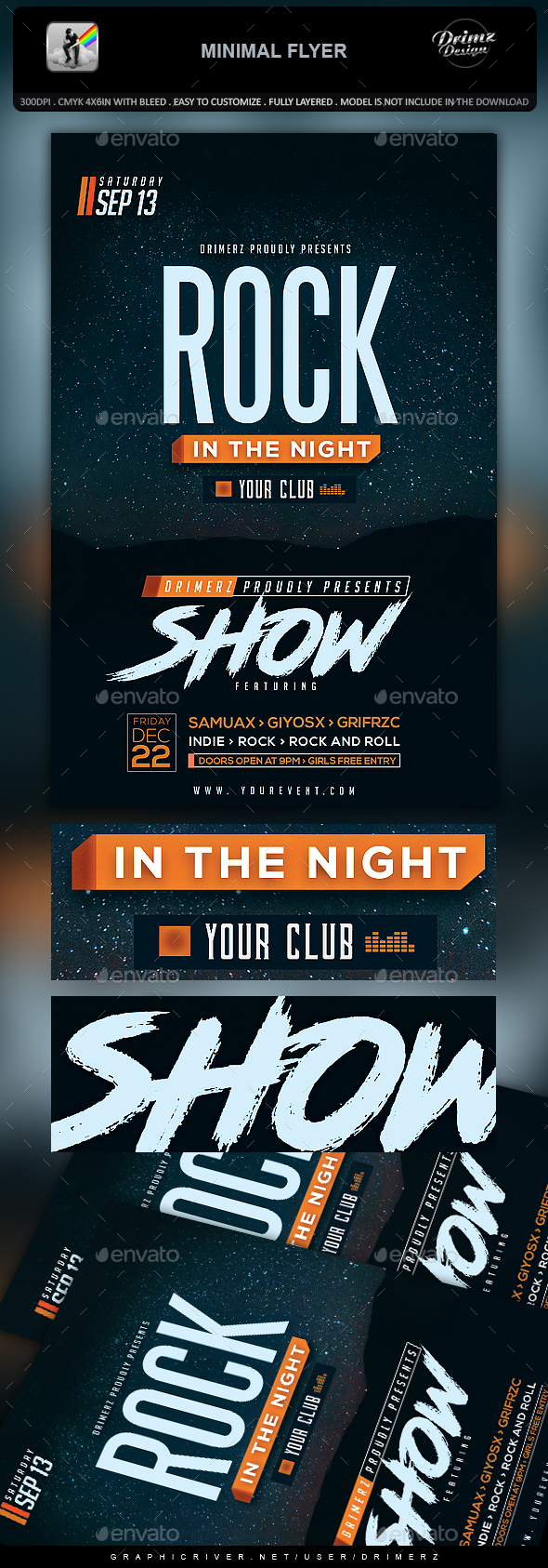 Minimal Flyer - Events Flyers