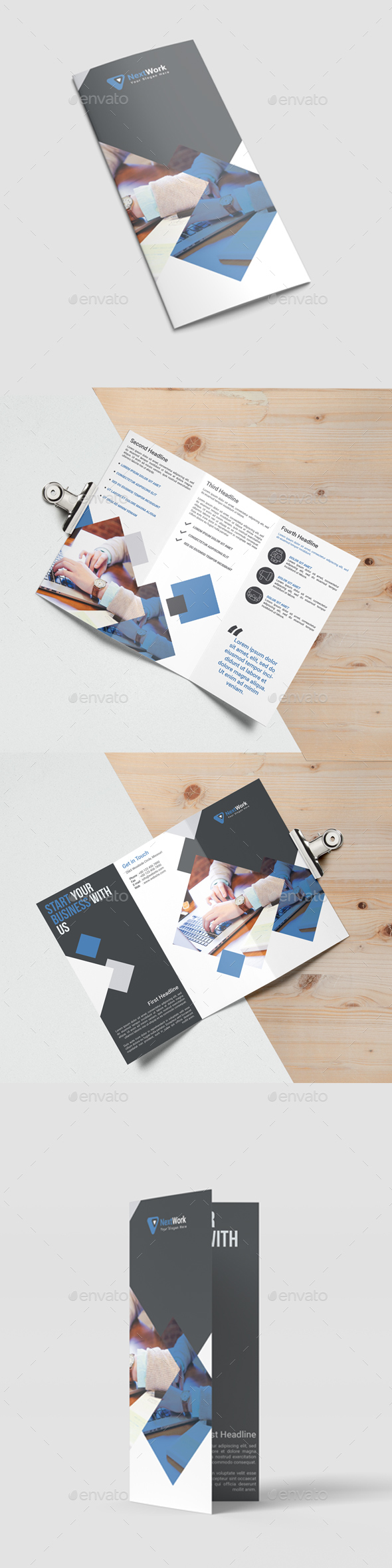 Corporate Trifold Brochure - Brochures Print Templates