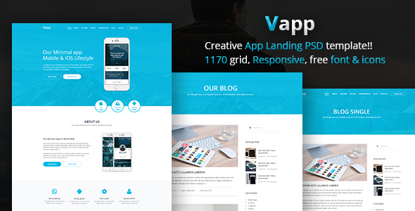 Vapp - Product - ThemeForest 20146212