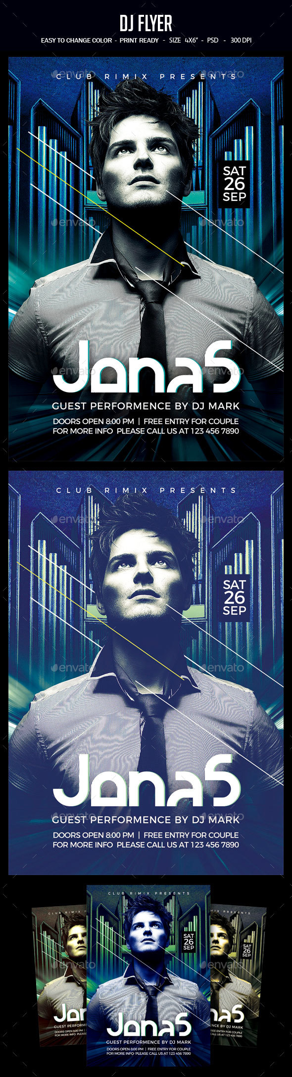 Dj Flyer - Clubs & Parties Events