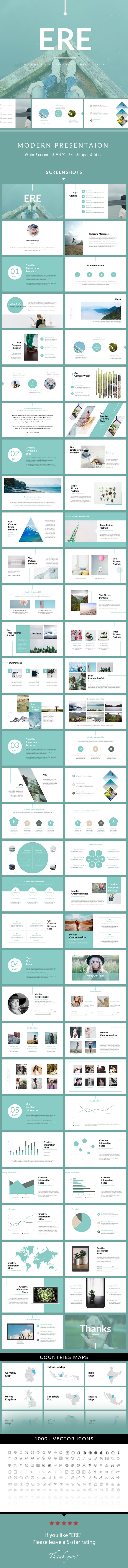 ERE - Modern Keynote Template - Creative Keynote Templates